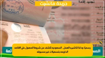 رسميًا وداعًا لتأشيرة العمل.. السعودية تكشف عن شروط الحصول على الإقامة الدائمة بتسهيلات غير مسبوقة 1